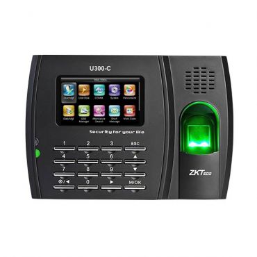 ZKTECO 3-inch Screen Fingerprint Time Attendance Terminal U300-C