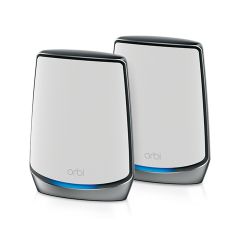 NETGEAR RBK852 Orbi WiFi 6 Mesh System w/ 1 Satellite Extender. 6Gbps, 5000 Sq. ft Cov., 4x Gb Ethernet, 1x RJ45 2.5G. White | RBK852-100EUS
