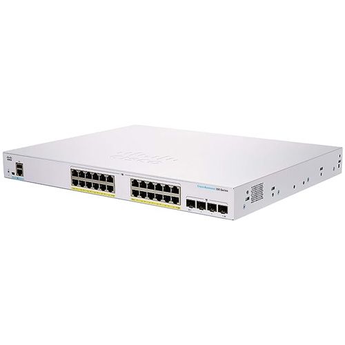 Cisco CBS350 24FP 4G UK Managed Switch 24 Port GE Full PoE 4x1G SFP Limited Lifetime Protection CBS350 24FP 4G UK