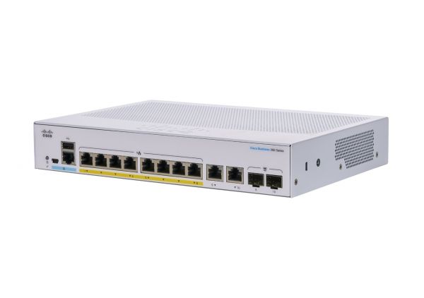 Cisco Business 350 Series Managed Switches CBS350 8P E 2G UK