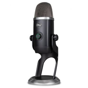 Blue Yeti USB Mic for Recording & Streaming on PC and Mac, 3 Condenser Capsules, 4 Pickup Patterns, Headphone Output Volume Control