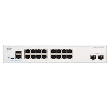Cisco Catalyst 1200-16T-2G Smart Switch, 16 Port GE, 2x1GE SFP