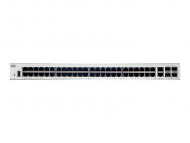 Cisco Catalyst 1200-48P-4G Smart Switch, 48 Port GE, PoE, 4x1GE SFP