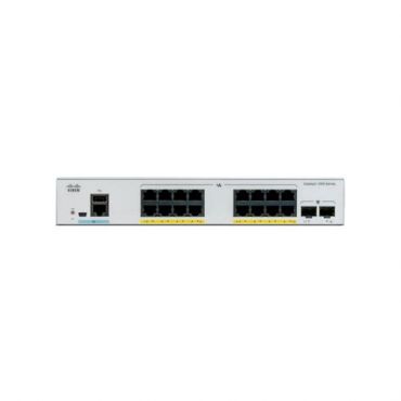 Cisco Catalyst 1300-16T-2G Managed Switch, 16 Port GE, 2x1GE SFP