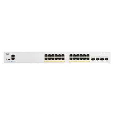 Cisco Catalyst C1300-24P-4G Ethernet Switch - 24 Ports - Manageable - Gigabit Ethernet - 10/100/1000Base-T, 1000Base-X - 3 Layer Supported - Modular