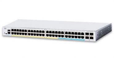 Cisco 350 CBS350-48FP-4X Ethernet Switch - 48 Ports - Manageable - Gigabit Ethernet, 10 Gigabit Ethernet - 1000Base-T, 10GBase-X - 2 Layer Supported - Modular