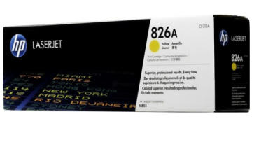 HP LASER JET CARTRIDGE 826A YELLOW