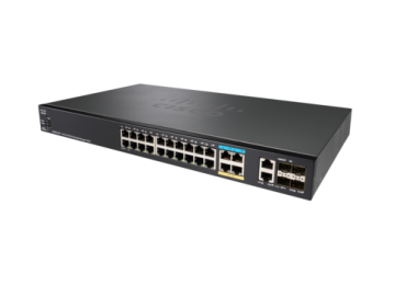 Cisco SG350X 24PD Stackable Managed 24 port Switch SG350X 24PD K9 UK 