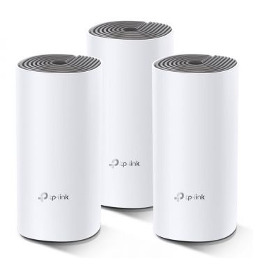 TP-Link AC1200 Whole Home Mesh Wi-Fi System Deco E4 (3-pack), App, Router/AP Mode, IPv6, IPTV, Parental Controls, QoS, MU-MIMO Deco-E4-3-pack