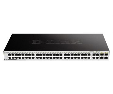 D-Link DGS-1052 48 Ports 10/100/1000Mbps + 4 Combo 1000Base-T/SFP Unmanaged Switch
