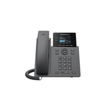 Professional P Phone, 2 SIP accounts, 2 lines, 2x Ethernet 10/100 no PoE, 320x240 (2.4") color LCD, 8 virtual BLF keys, 5V/0.6A PSU
