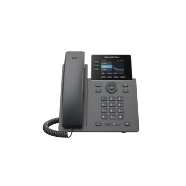 Professional P Phone, 3 SIP accounts, 3 lines, 2x GbE PoE, 320x240 (2.8") color LCD, 12 virtual BLF keys, 5V/0.6A PSU