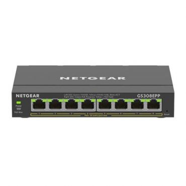 8-Port PoE+ Gigabit Ethernet Plus Switch (123W)