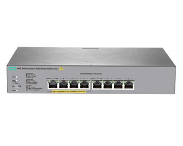 HPE J9982A OfficeConnect 1820 switch with 4 1GbE ports and 1GbE, power-over-Ethernet-plus