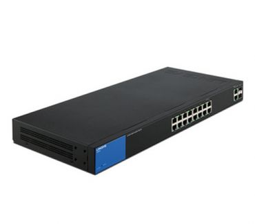 Linksys Business LGS318 16-Port Gigabit Smart Managed Switch + 2x SFP/RJ45 Combo Ports LGS318-UK