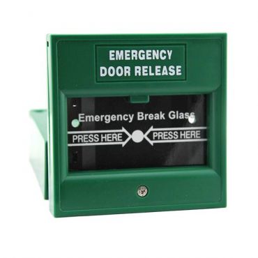 ZKTECO Emergency break glass (Green) EB-900A(Green/Red)