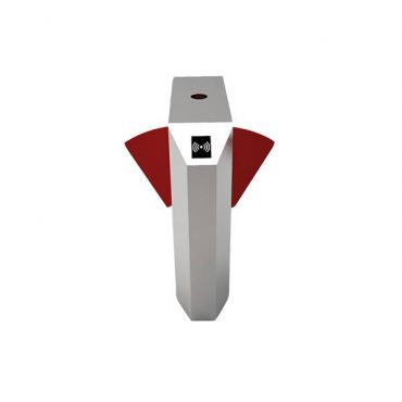 ZKTECO Pro Flap Barrier Turnstile for additional Lane (w/ controller and fingerprint & RFID reader) FBL2222