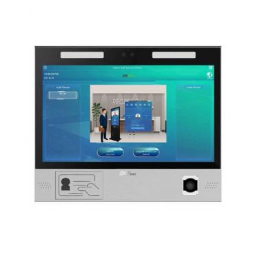 ZKTECO Temperature Detector & Face Recognisation incorporated WITH fingerprint FaceKiosk-H13A