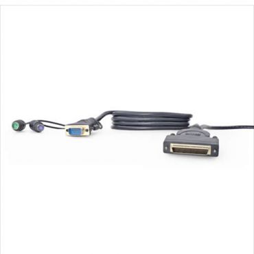 Belkin OmniView Series Dual-Port KVM Cable, 15 feet, PS/2 F1D9400-15