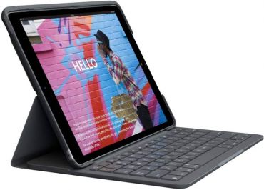 Logitech Slim Folio Integrated Keyboard Case with Bluetooth for iPad 7th Gen & 8th Gen-10.2" Inch SLIM FOLIO