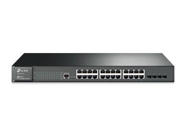 TP-Link JetStream 24-Port Gigabit L2 Managed Switch with 4 SFP Slots T2600G-28TS (TL-SG3424) TP-Link-T2600G-28TS-(TL-SG3424)