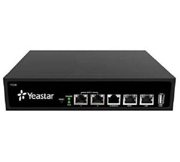 Yeastar TE200 EI/ T1/J1 VoIP Gateway supports up to 60 concurrent calls and Two PRI Ports