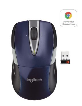 Logitech M525 mouse Ambidextrous RF Wireless Blue 910-004933 in Dubai, UAE
