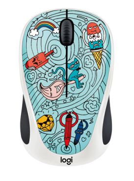 Logitech M238 mouse Ambidextrous RF Wireless Bae-bee blue 910-005055 in Dubai, UAE