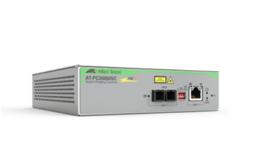 AT-PC2000/SC-60-Media Converting 2-port Gigabit Switch