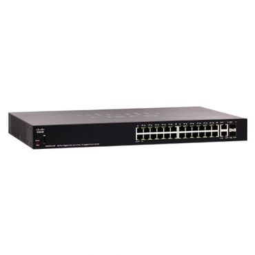Cisco SG250X-24P Smart Switch, 24 Gigabit Ethernet (GbE) + 4 10 Gigabit Ethernet Combo Ports SFP+, 195W PoE, Limited Lifetime Protection (SG250X-24P-K9-UK)