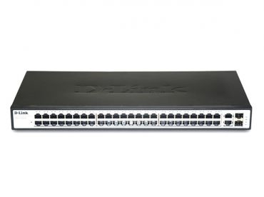 D-Link DES-1050G 48-Port Unmanaged Ethernet Switch with 2 Gigabit Copper/SFP Ports DES-1050G/E