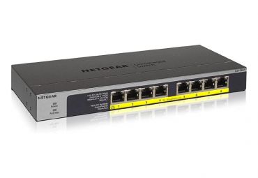 Netgear GS108LP-100EUS 8-Port Gigabit Ethernet PoE+ Unmanaged Switch