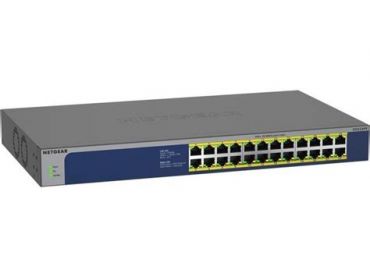 24-Port Gigabit Ethernet High-Power PoE+ Unmanaged Switch (300W)