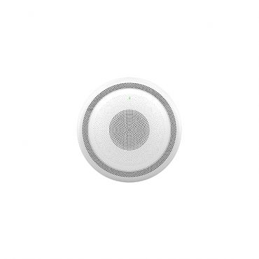 SIP/Multicast Talk-Back Speaker, 3 directional mics, 1 omnidirectional mic, 15W HD speaker, 1x Ethernet 10/100 PoE, Wi-Fi, no PSU