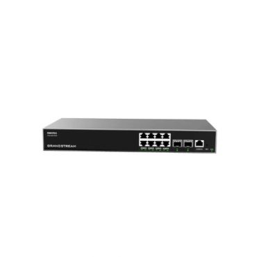 Layer 3 Managed Network Switch, 8x GbE RJ45, 2x SFP+, fan-less