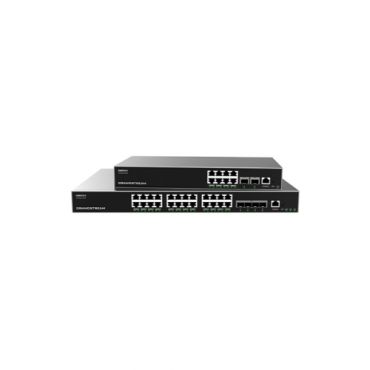 Layer 3 Managed Network Switch, 24x GbE RJ45, 4x SFP+, stackable, optional redundant PSU