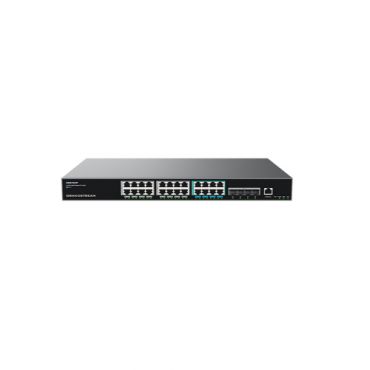 Layer 3 Managed Multi-Gigabit Network Switch, 8x 2.5GbE, 16x GbE RJ45 PoE 802.3 af/at, 30W for port 1-16, 60W for port 17-24, 360W total power budget, 2x SFP+, Internal PSU, optional redundant PSU
