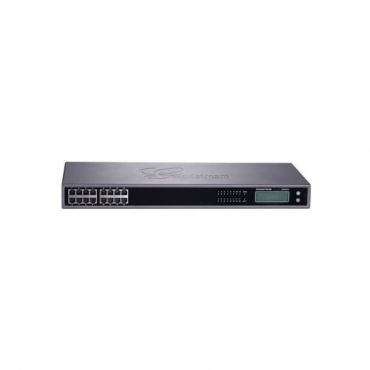 High-Density FXS VoIP Gateway, 16 FXS, 16xRJ11 & 1 50-pin Telco connector, 1x GbE, 12V/5A PSU