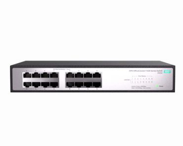 HPE JH019A OfficeConnect 1420 switch with 24 1GbE, power-over-Ethernet-plus ports (up to 124W)
