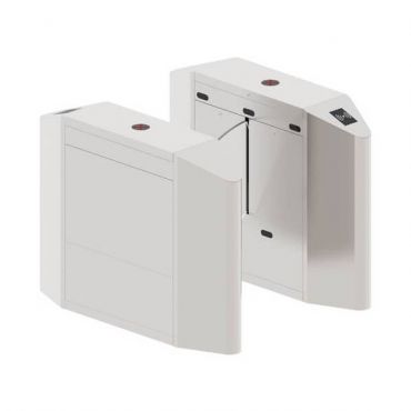 ZKTECO ProSingle Lane Flap Barrier Turnstile (w/ controller and fingerprint & RFID reader) FBL4022