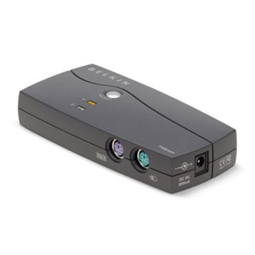 Belkin OmniView E Series 2-Port KVM Switch including 2 cables F1DB102P2eaB