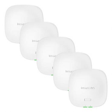 HPE Networking Instant On Five pack AP32 (RW) Indoor Access Point - S1T32A