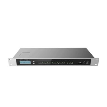 IP PBX appliance, 8 RJ11 FXS, 8 RJ11 FXO, 2x GbE PoE LAN/WAN, 1 Hot Standby port, 1500 SIP users, 200 concurrent calls, UCM RC, 12V/2A PSU
