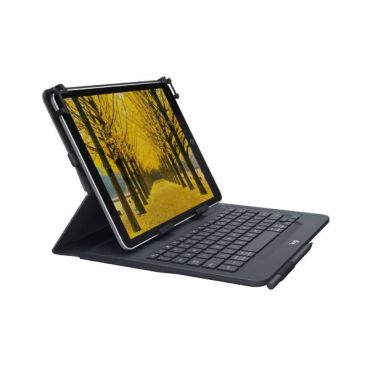 Logitech UNIVERSAL FOLIO Case with integrated Bluetooth keyboard for select 9-10 inch Tablets