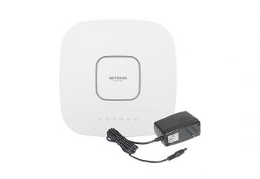 NETGEAR AX6000 Tri-Band PoE Multi-Gig WiFi 6 Access Point with Power Adapter