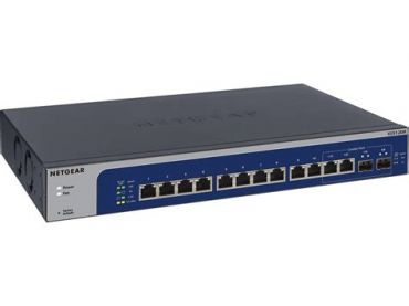 12-Port 10G-Gigabit/Multi-Gigabit Ethernet Switch with 2 SFP+ Combo Ports