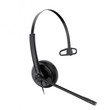 YHS34 Lite Mono Wired Headset with QD to RJ Port