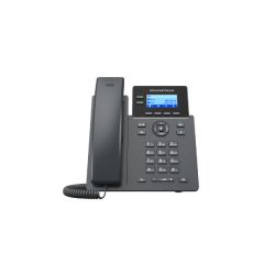 Essential P Phone, 2 SIP accounts, 2 lines, 2x Ethernet 10/100 no PoE, 132x48 (2.41") backlit LCD, 5V/0.6A PSU