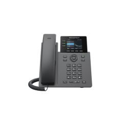 Professional P Phone, 3 SIP accounts, 3 lines, 2x GbE PoE, 320x240 (2.8") color LCD, 12 virtual BLF keys, 5V/0.6A PSU