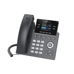 Professional P Phone, 4 SIP accounts, 4 lines, 2x Ethernet 10/100 no PoE, 320x240 (2.4") color LCD, 5V/0.6A PSU